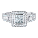 14K White Gold,10K White Gold,Sterling Silver