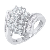 14K White Gold,10K White Gold,Sterling Silver