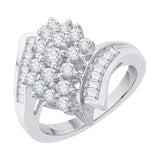 14K White Gold,10K White Gold,Sterling Silver