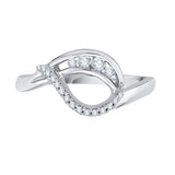 14K White Gold,10K White Gold,Sterling Silver