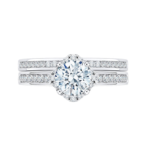 KATARINA 1 1/2 cttw Diamond Solitaire Bridal Set