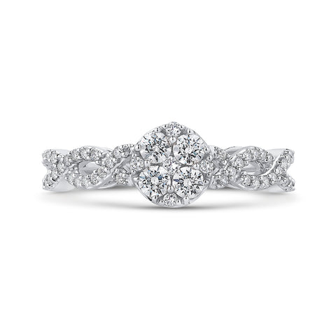 KATARINA 3/4 cttw Diamond Infinity Fashion Ring