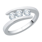 14K White Gold~JK | SI2/I1, 10K White Gold~JK | SI2/I1, Sterling Silver~JK | SI2/I1