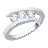 14K White Gold~JK | SI2/I1, 10K White Gold~JK | SI2/I1, Sterling Silver~JK | SI2/I1