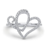 14K White Gold~JK | SI2/I1, 10K White Gold~JK | SI2/I1, Sterling Silver~JK | SI2/I1