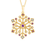 14K Yellow Gold~Amethyst, 10K Yellow Gold~Amethyst