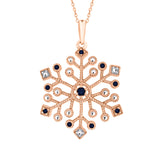 14K Rose Gold~Blue Sapphire, 10K Rose Gold~Blue Sapphire