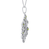14K White Gold~Citrine, 10K White Gold~Citrine,Sterling Silver~Citrine
