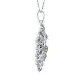 14K White Gold~Citrine, 10K White Gold~Citrine,Sterling Silver~Citrine