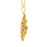 14K Yellow Gold~Garnet, 10K Yellow Gold~Garnet