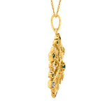 14K Yellow Gold~Emerald, 10K Yellow Gold~Emerald
