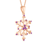 14K Rose Gold~Amethyst, 10K Rose Gold~Amethyst
