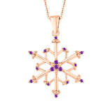14K Rose Gold~Amethyst, 10K Rose Gold~Amethyst