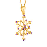 14K Yellow Gold~Amethyst, 10K Yellow Gold~Amethyst