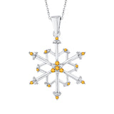14K White Gold~Citrine, 10K White Gold~Citrine, Sterling Silver~Citrine