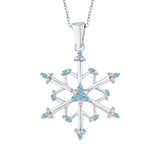 14K White Gold~Blue Topaz, 10K White Gold~Blue Topaz, Sterling Silver~Blue Topaz