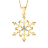 14K Yellow Gold~Blue Topaz, 10K Yellow Gold~Blue Topaz