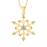 14K Yellow Gold~Blue Topaz, 10K Yellow Gold~Blue Topaz