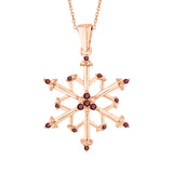 14K Rose Gold~Garnet, 10K Rose Gold~Garnet