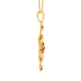 14K Yellow Gold~Garnet, 10K Yellow Gold~Garnet