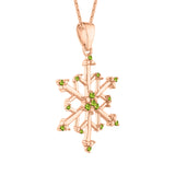 14K Rose Gold~Peridot, 10K Rose Gold~Peridot