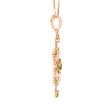 14K Rose Gold~Peridot, 10K Rose Gold~Peridot