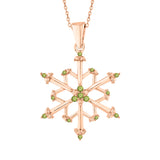 14K Rose Gold~Peridot, 10K Rose Gold~Peridot