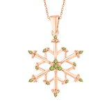 14K Rose Gold~Peridot, 10K Rose Gold~Peridot