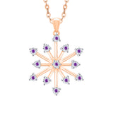 14K Rose Gold~Amethyst, 10K Rose Gold~Amethyst