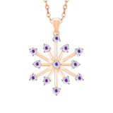 14K Rose Gold~Amethyst, 10K Rose Gold~Amethyst