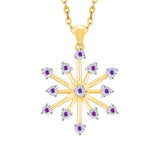 14K Yellow Gold~Amethyst, 10K Yellow Gold~Amethyst