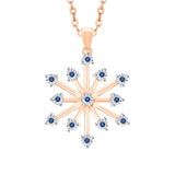 14K Rose Gold~Blue Sapphire, 10K Rose Gold~Blue Sapphire