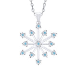 14K White Gold~Blue Topaz, 10K White Gold~Blue Topaz, Sterling Silver~Blue Topaz