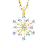 14K Yellow Gold~Blue Topaz, 10K Yellow Gold~Blue Topaz