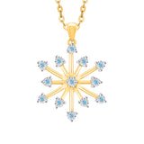 14K Yellow Gold~Blue Topaz, 10K Yellow Gold~Blue Topaz
