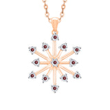 14K Rose Gold~Garnet, 10K Rose Gold~Garnet