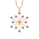 14K Rose Gold~Garnet, 10K Rose Gold~Garnet