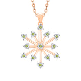 14K Rose Gold~Peridot, 10K Rose Gold~Peridot