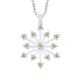 14K White Gold~Peridot, 10K White Gold~Peridot, Sterling Silver~Peridot