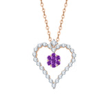 14K Rose Gold~Amethyst, 10K Rose Gold~Amethyst