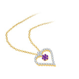 14K Yellow Gold~Amethyst, 10K Yellow Gold~Amethyst
