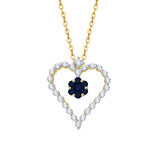 14K Yellow Gold~Blue Sapphire, 10K Yellow Gold~Blue Sapphire