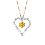 14K Rose Gold~Citrine, 10K Rose Gold~Citrine