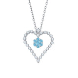 14K White Gold~Blue Topaz, 10K White Gold~Blue Topaz,Sterling Silver~Blue Topaz