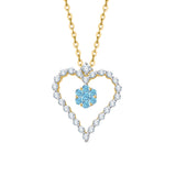 14K Yellow Gold~Blue Topaz, 10K Yellow Gold~Blue Topaz