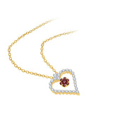 14K Yellow Gold~Garnet, 10K Yellow Gold~Garnet