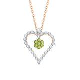 14K Rose Gold~Peridot, 10K Rose Gold~Peridot