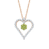 14K Rose Gold~Peridot, 10K Rose Gold~Peridot