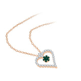 14K Rose Gold~Emerald, 10K Rose Gold~Emerald