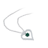 14K White Gold~Emerald, 10K White Gold~Emerald,Sterling Silver~Emerald